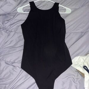 black bodysuit